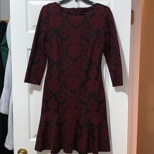 Winter quarter sleeve dress
